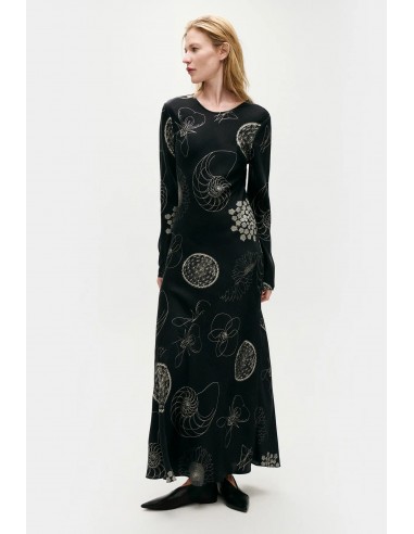 Silk Laundry - Full Sleeve Bias Dress Les êtres humains sont 