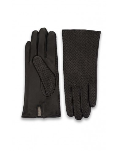 Hiso - Nappa Leather Basket Weave Gloves une grave pollution 