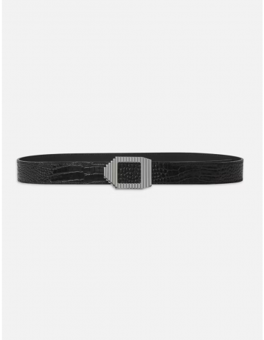 Frame - Geometric Buckle Belt la colonne vertébrale