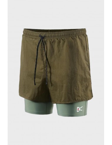 DISTRICT VISION - RIPSTOP LAYERED TRAIL SHORTS pas cher 