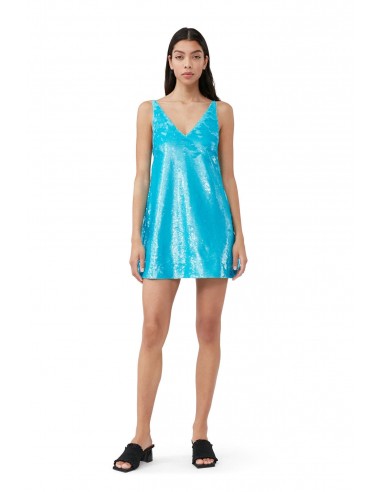 Ganni -Sequins Strap Mini Dress Jusqu'à 80% De Réduction