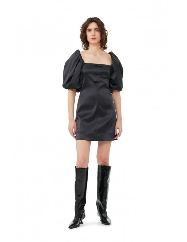 Ganni - Double Satin Mini Dress de technologie